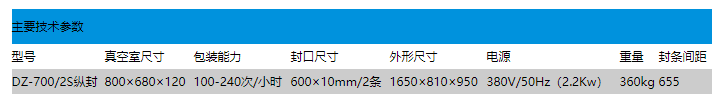 DZ700.2S縱封真空包裝機(jī)(圖2)