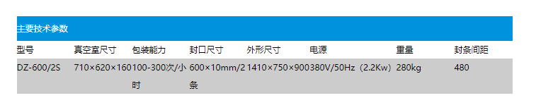 DZ600.2s自動真空包裝機(圖2)